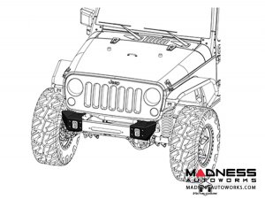 Jeep Wrangler JK Crawler Caps - 46in